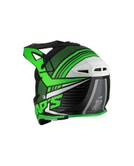 Swaps - Casque Cross BLUR S818 - Noir / Vert Mat