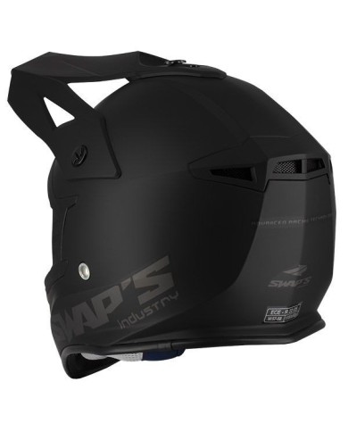 Swaps - Casque Cross BLUR S818 - Noir Mat