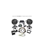 Système audio Bluetooth double SSV Works de 6,5 po pour le Can-Am Spyder F3 / F3S