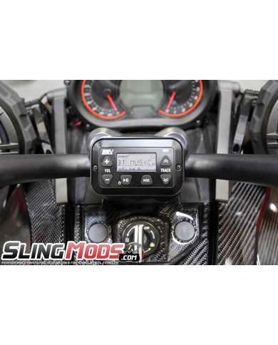 Système audio Bluetooth double SSV Works de 6,5 po pour le Can-Am Spyder F3 / F3S