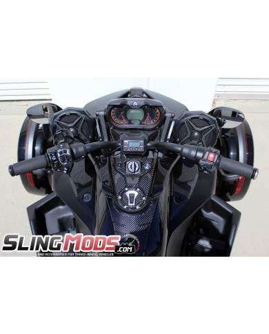 Système audio Bluetooth double SSV Works de 6,5 po pour le Can-Am Spyder F3 / F3S