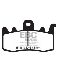 jeu de plaquettes de frein EBC série V semi- sintérisé F 630V spyder
