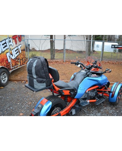 Support Porte paquet sur dosseret pour CAN-AM SPYDER F3