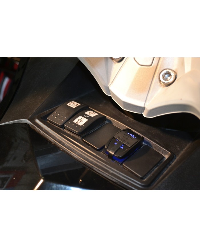 Fiche chargeur  USB double   (LED BLEUE)