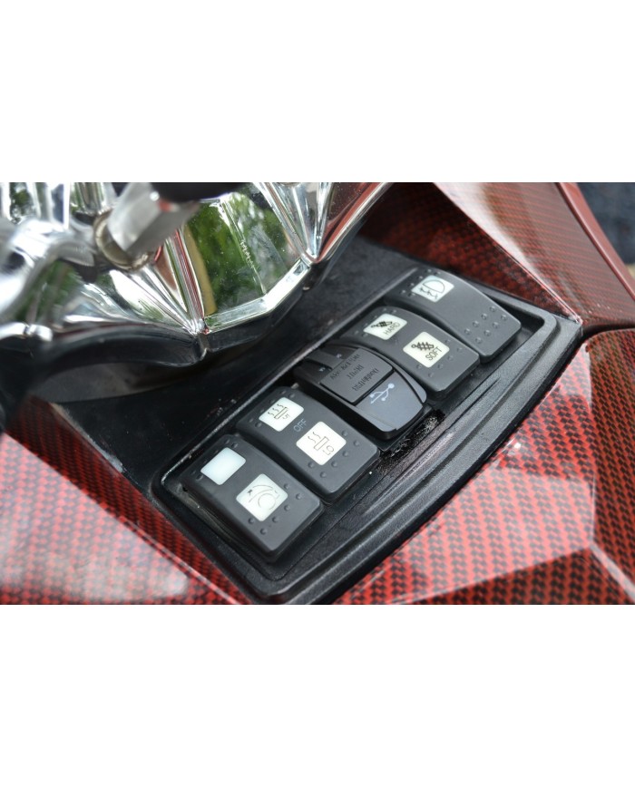 Fiche chargeur  USB double   (LED BLEUE)