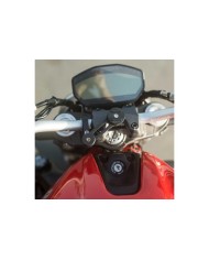 Pack complet SP-CONNECT Moto Bundle fixé sur guidon Samsung S7