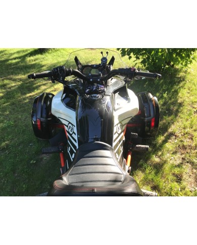 PROTÈGE-GENOUX SPYDER F3 - NOIR CARBONE - URÉTHANE (PAIRE)