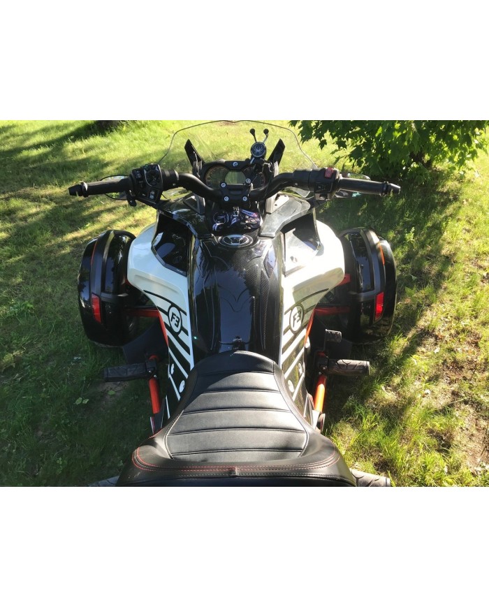 PROTÈGE-GENOUX SPYDER F3 - NOIR CARBONE - URÉTHANE (PAIRE)