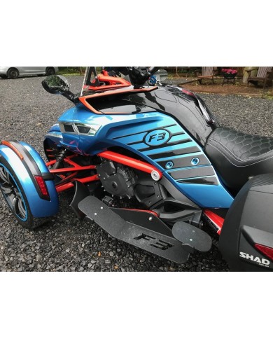 PROTÈGE-GENOUX SPYDER F3 - NOIR CARBONE - URÉTHANE (PAIRE)