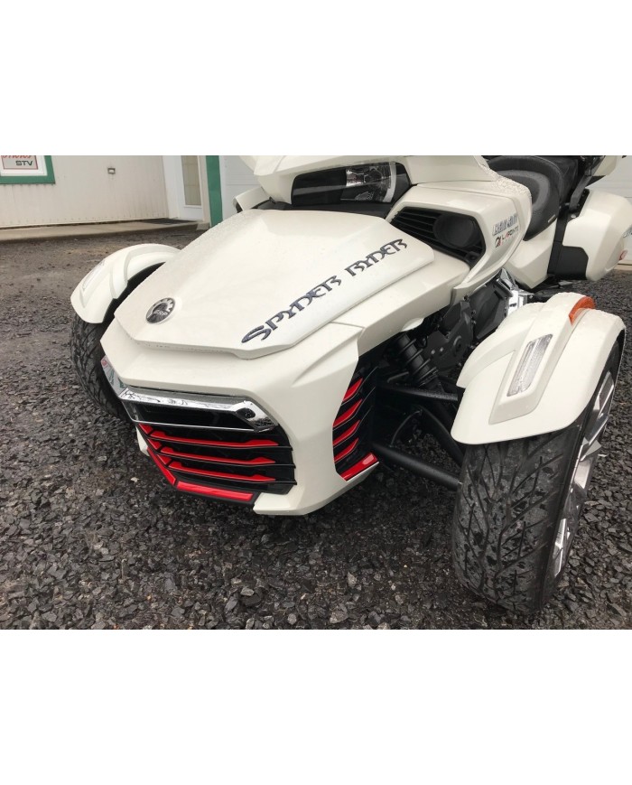 INSERTS DE CALANDRE SPYDER F3 COULEUR VIPER RED