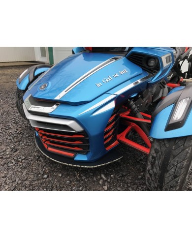 INSERTS DE CALANDRE SPYDER F3 COULEUR DRAGON RED (18 PCS)