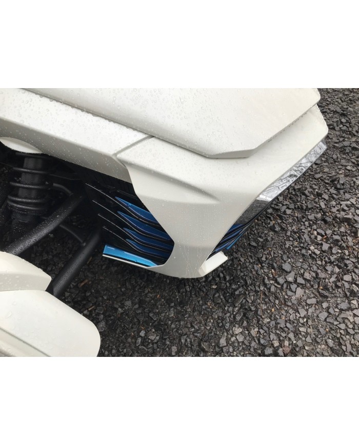 INSERTS DE CALANDRE SPYDER F3 COULEUR BLUE SURF (18 PCS )