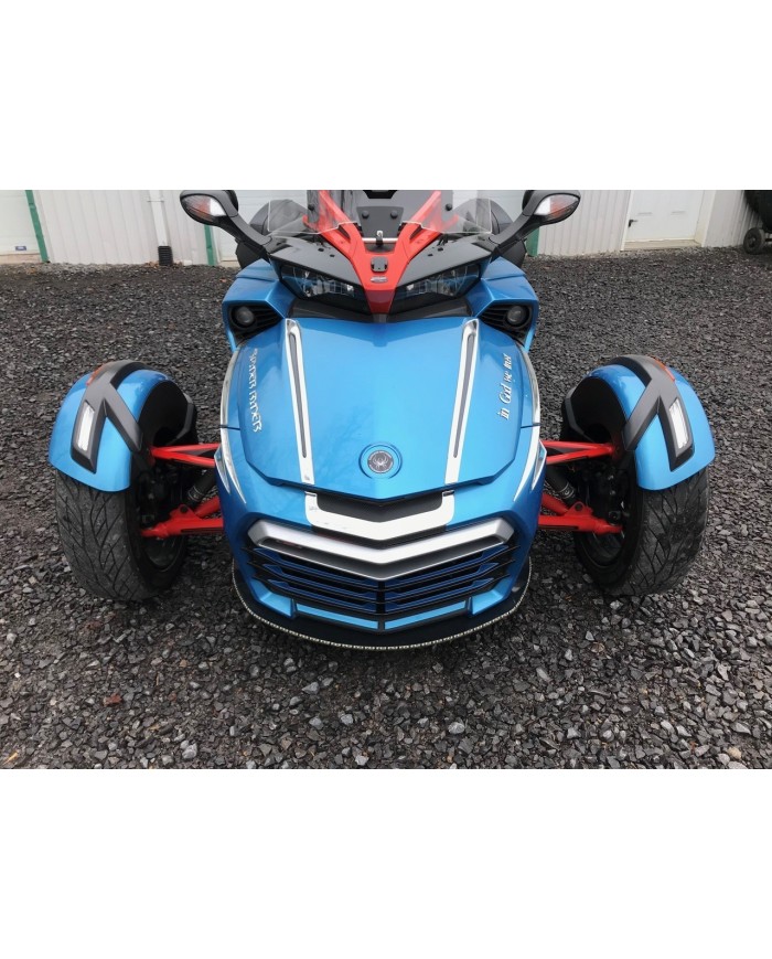 INSERTS DE CALANDRE SPYDER F3 COULEUR BLUE SURF (18 PCS )