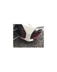 INSERTS DE CALANDRE SPYDER F3 COULEUR ROUGE INTENSE (18 PCS )