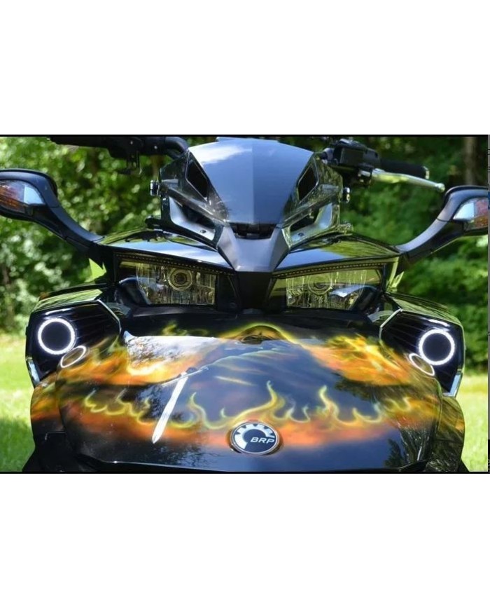 Anneaux Angel Eyes LED blanc pour spyder F3