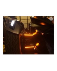 LED bras avant spyder F3 bicolore avec clignotant jaune (2 paires)