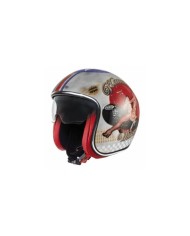 Casque Premier Vangarde pin up old style silver