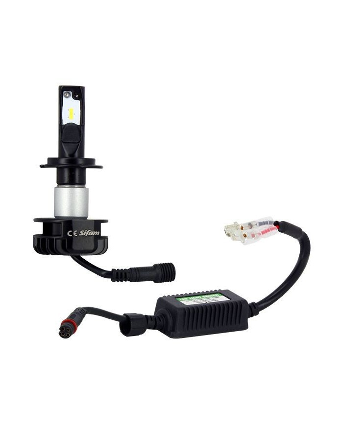 Ampoule H7 LED + Ballast - 16W/2200 Lumens (Code)