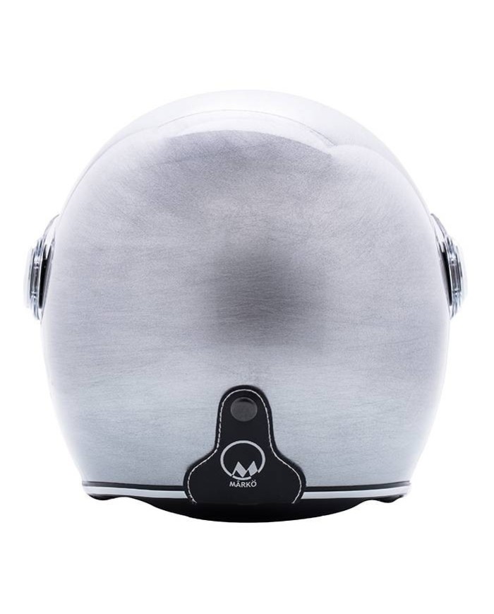 Casque jet Mârkö Boreal alu brossé