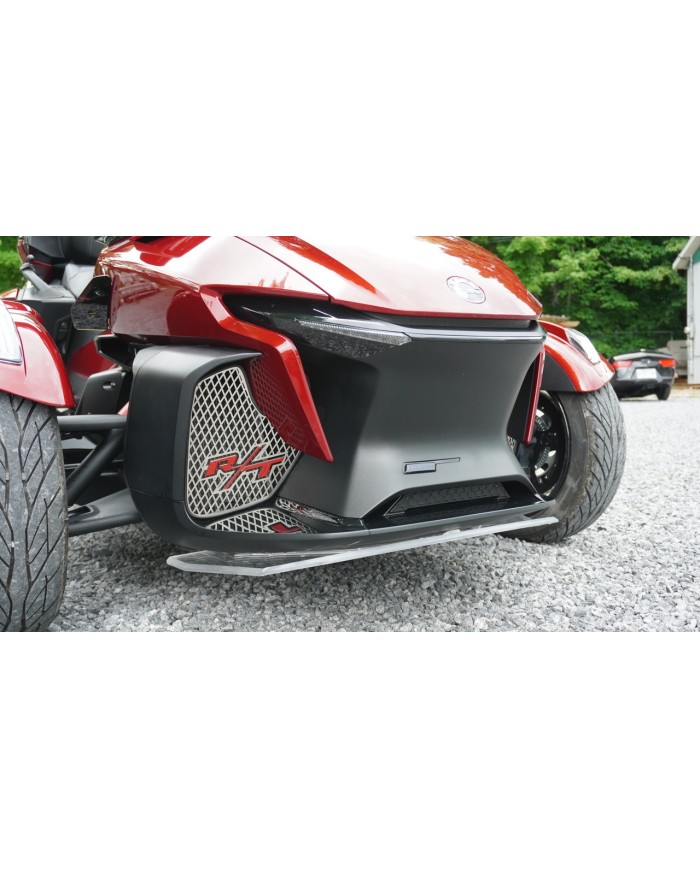 Grilles avant RT 2020 et plus 2 logos RT Acier inoxydable avec lettres rouges Marsala