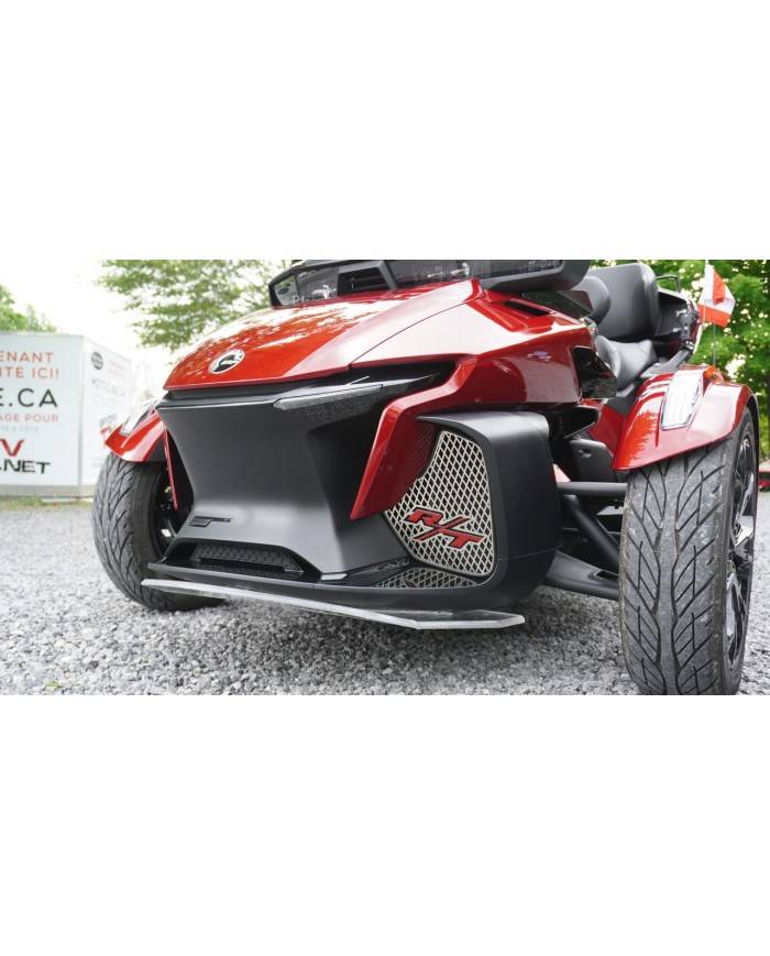 Grilles avant RT 2020 et plus 2 logos RT Acier inoxydable avec lettres rouges Marsala