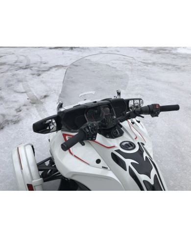 F3 TANK PADS 104 Carbon Black  Protection réservoir Spyder F3