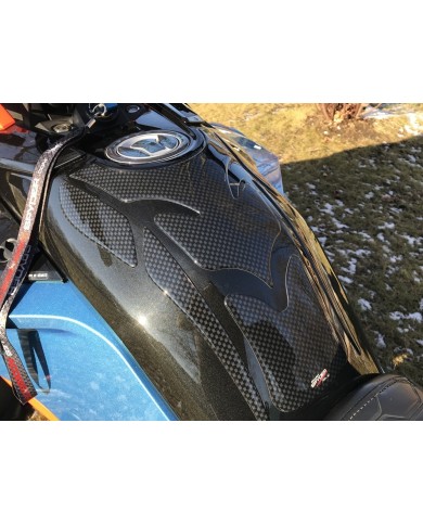 F3 TANK PADS 104 Carbon Black  Protection réservoir Spyder F3