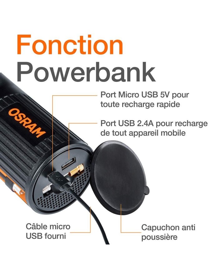 Compresseur pneus autonome Osram