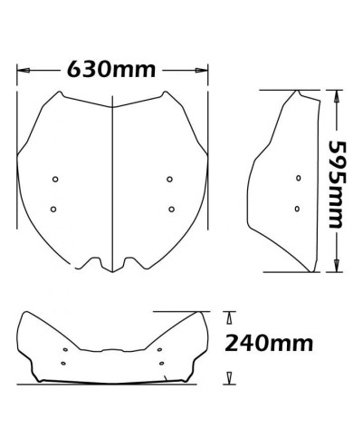 Bulle spyder F3 F3S fumée MOYEN