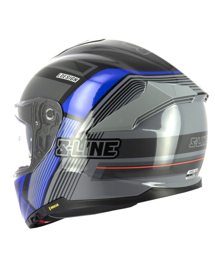 S-Line - Casque Integral S451 Revenge - Fibre Bleu